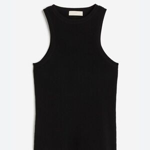 NastyGal Ribbed Bodysuit in Black Size US 4